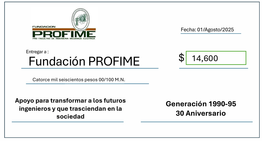 Cheque Generación 1990-1995